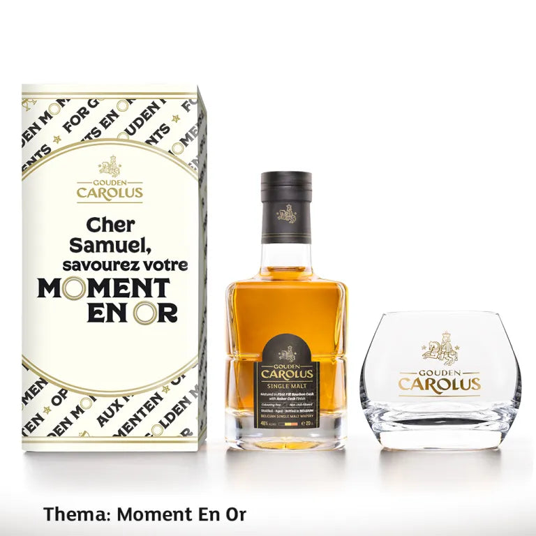 Coffret de dégustation personnalisé Gouden Carolus Single Malt
