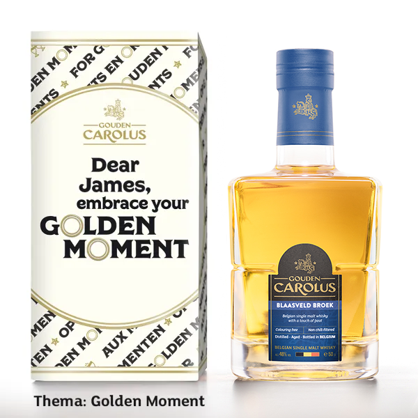 Gepersonaliseerde fles Gouden Carolus Blaasveld Broek - 70cl