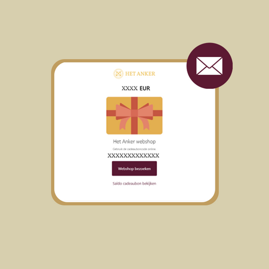 Digitale cadeaubon - Het Anker webshop
