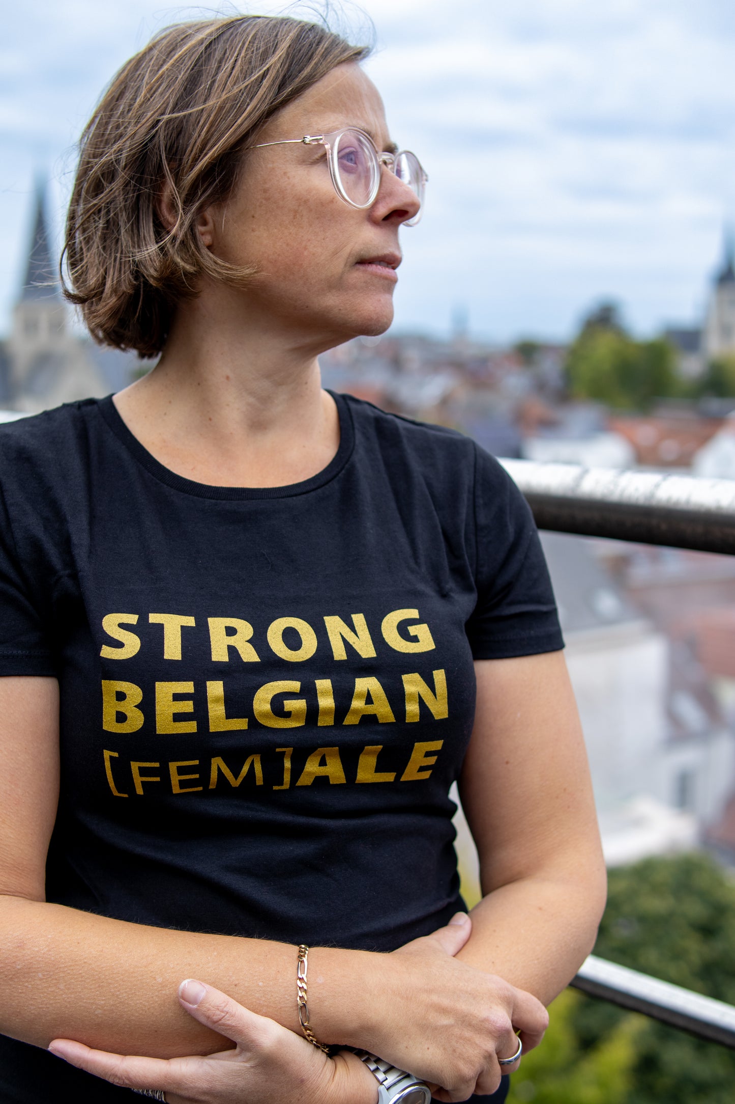 T-shirt Gouden Carolus ‘STRONG BELGIAN [FEM]ALE’
