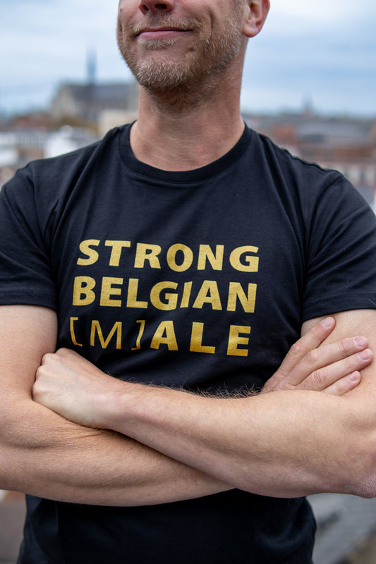 T-shirt Gouden Carolus ‘STRONG BELGIAN [M]ALE’