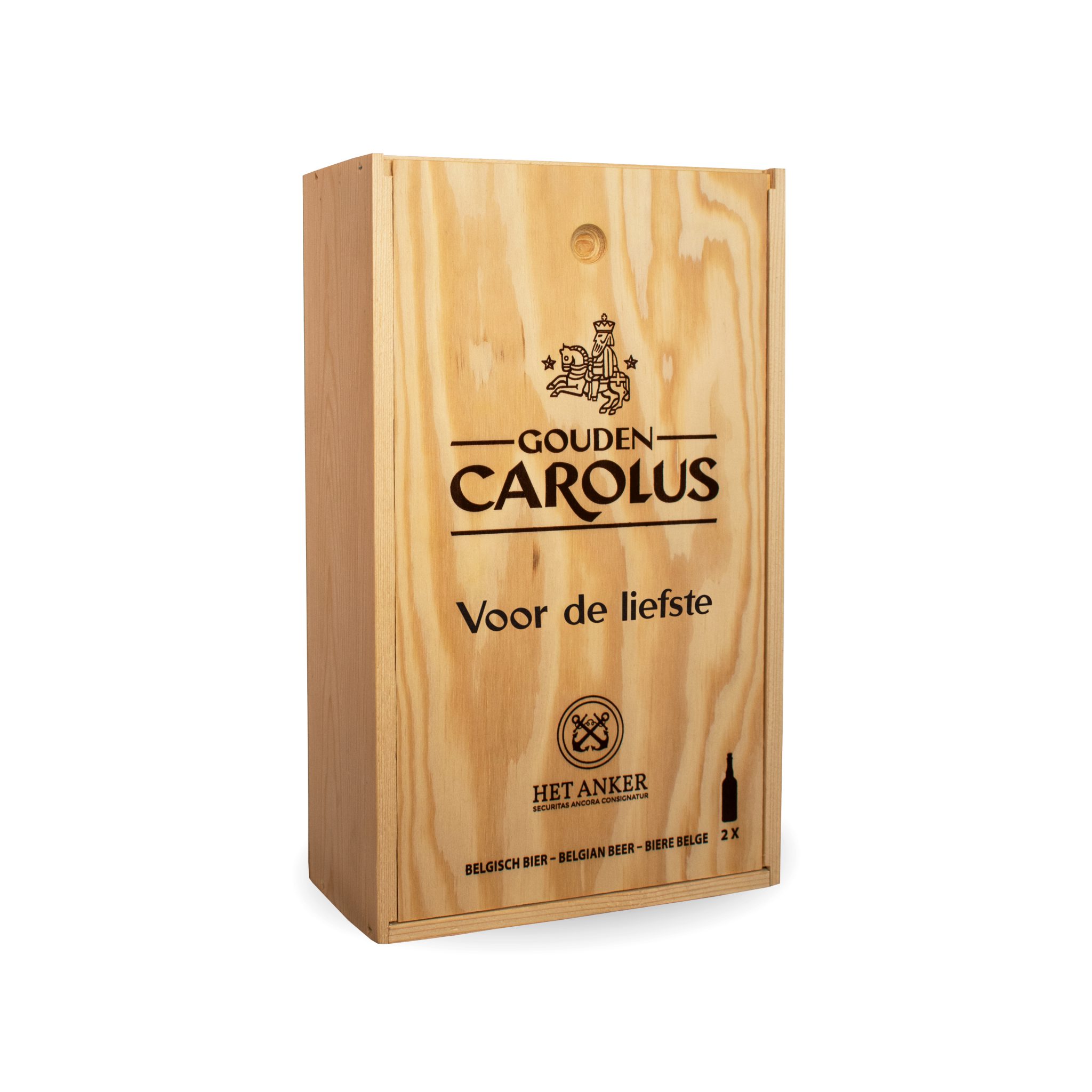 Gepersonaliseerde kist Gouden Carolus Classic + - Het Anker